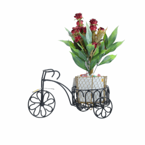 Vireo Plant in Metal Pot with Stand