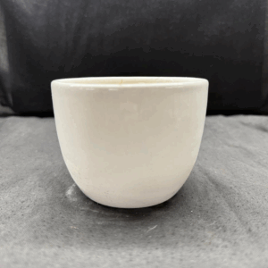White Mini Egg Ceramic Pot